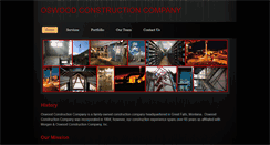 Desktop Screenshot of oswoodconstruction.com