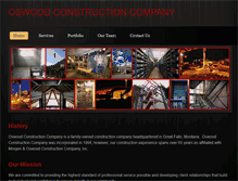 Tablet Screenshot of oswoodconstruction.com